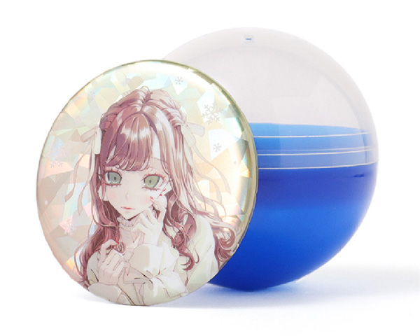 【カプセル付】ホログラム缶バッジ